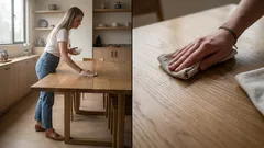 Cómo dar brillo a los muebles de madera con vinagre blanco y aceite de oliva (sin dejar grasa)