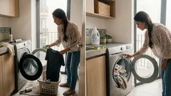 El truco de la esponja en la lavadora: cuándo sí sirve (y por qué a veces queda olor a humedad)